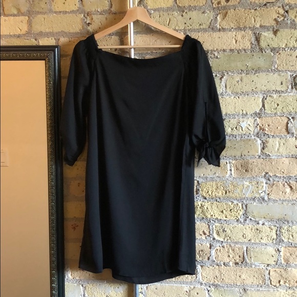 Black Cold Shoulder Dress - Picture 1 of 2